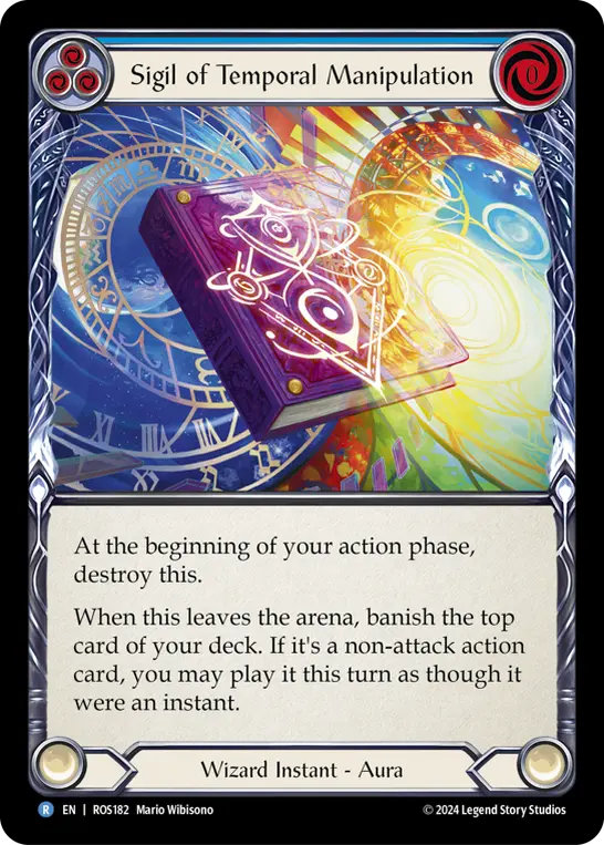Sigil of Temporal Manipulation (Blue)