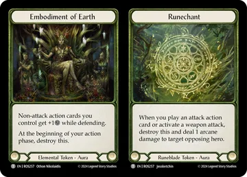 Embodiment of Earth // Embodiment of Lightning // Runechant ROS257