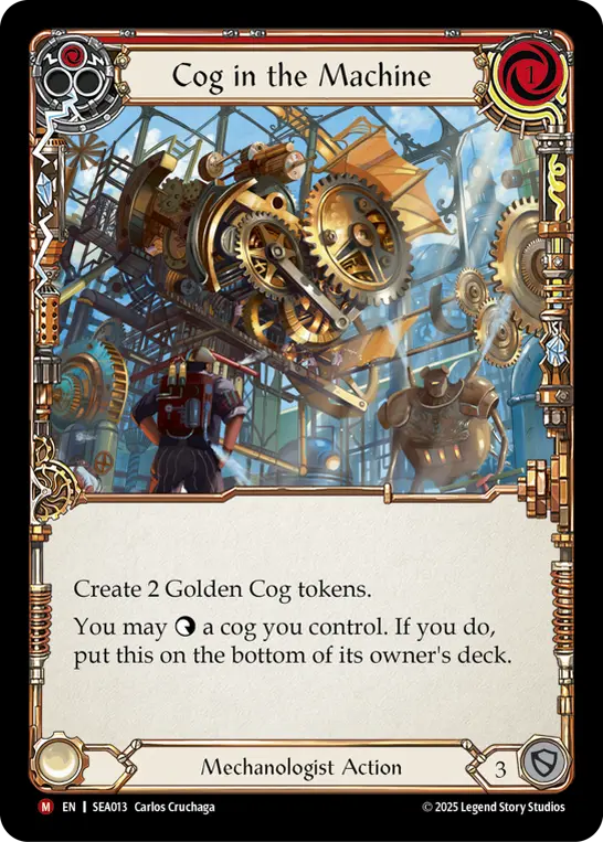 Cog in the Machine (Red) SEA013