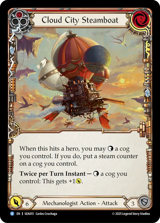 Cloud City Steamboat (Red) SEA015