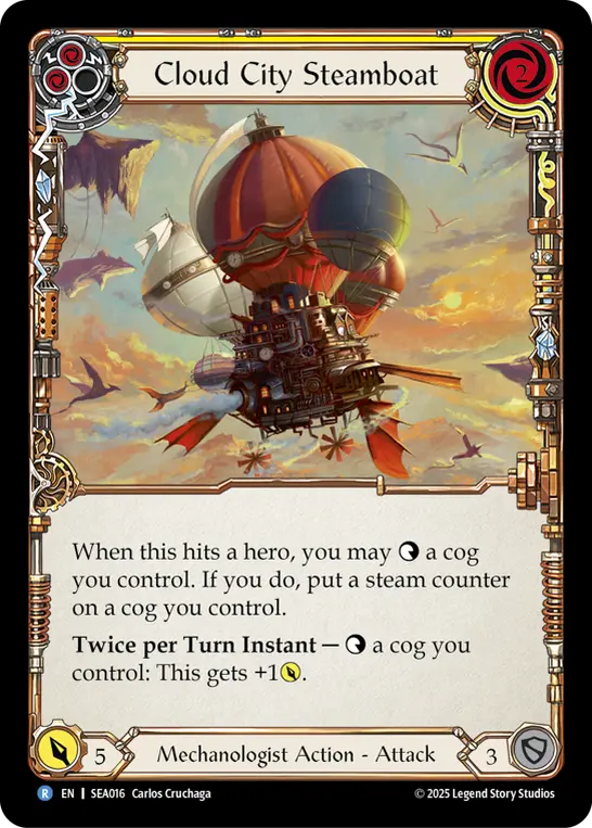 Cloud City Steamboat (Yellow) SEA016