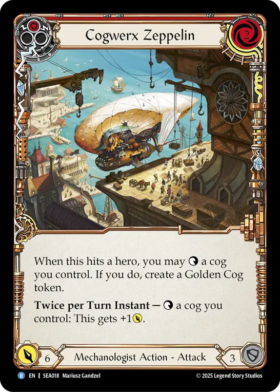 Cogwerx Zeppelin (Red) SEA018