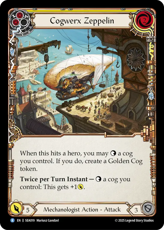 Cogwerx Zeppelin (Yellow) SEA019