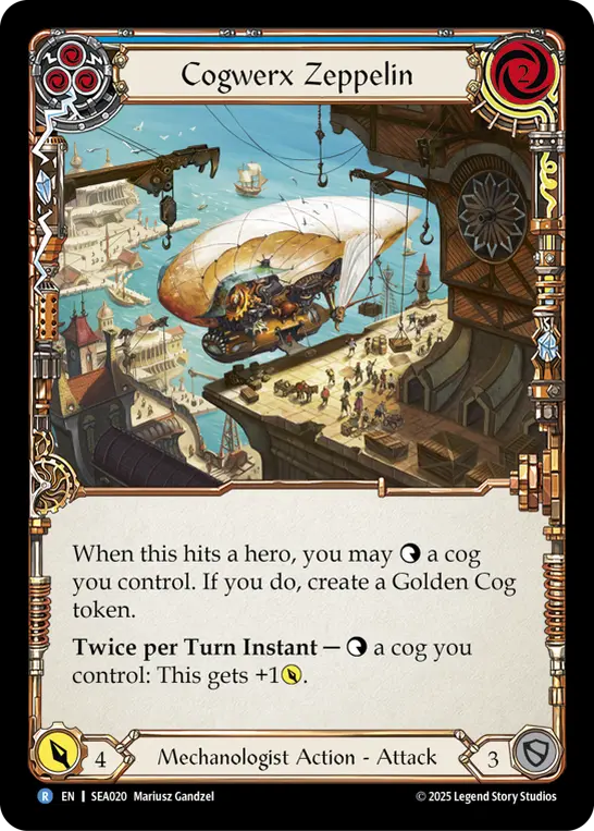 Cogwerx Zeppelin (Blue) SEA020