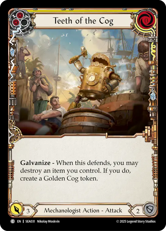 Teeth of the Cog (Yellow) SEA031
