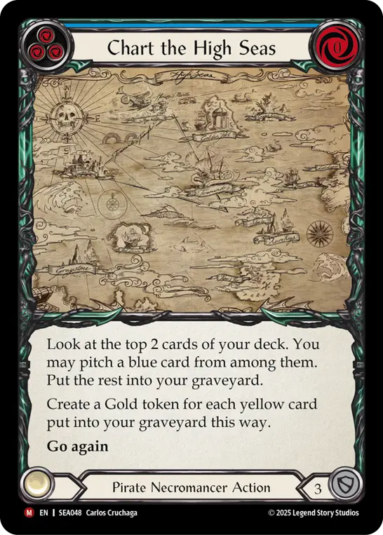 Chart the High Seas (Blue)