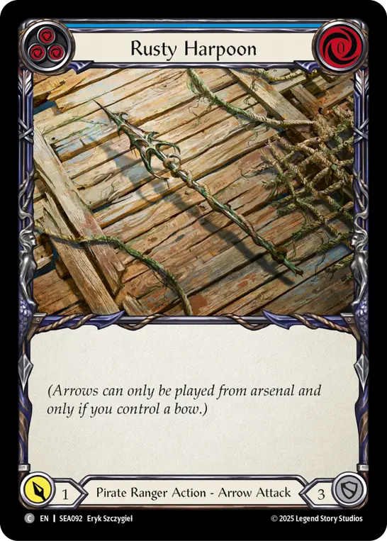 Rusty Harpoon (Blue)