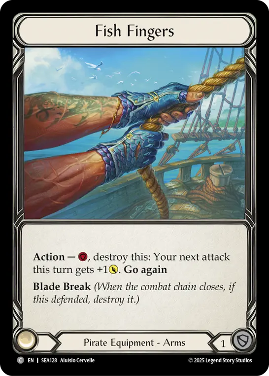 Fish Fingers SEA128, carta de Flesh and Blood de High Seas