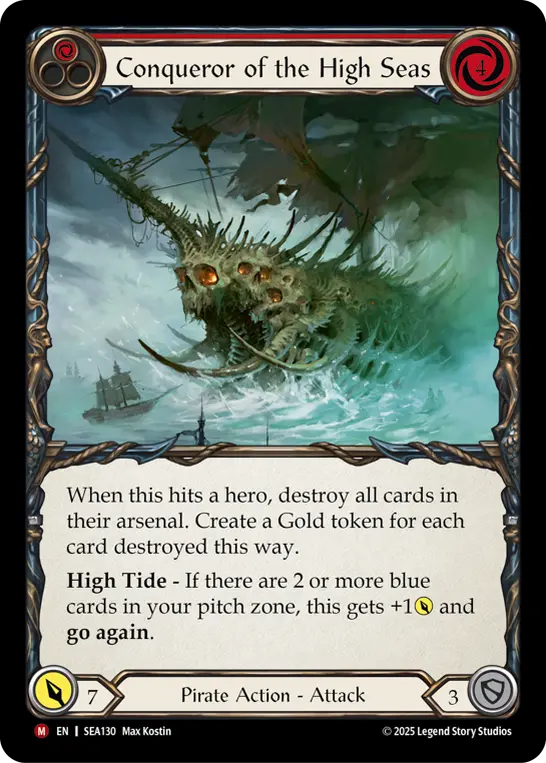 Conqueror of the High Seas (Red)