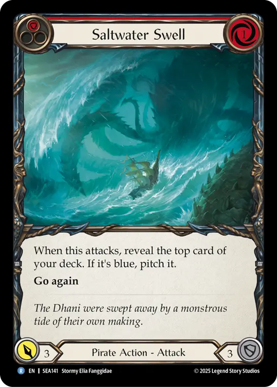 Saltwater Swell (Red) SEA141