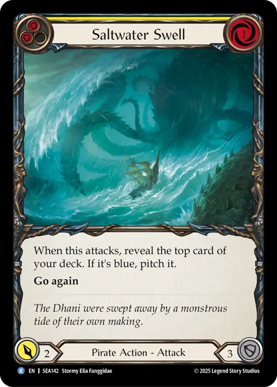 Saltwater Swell (Yellow) SEA142