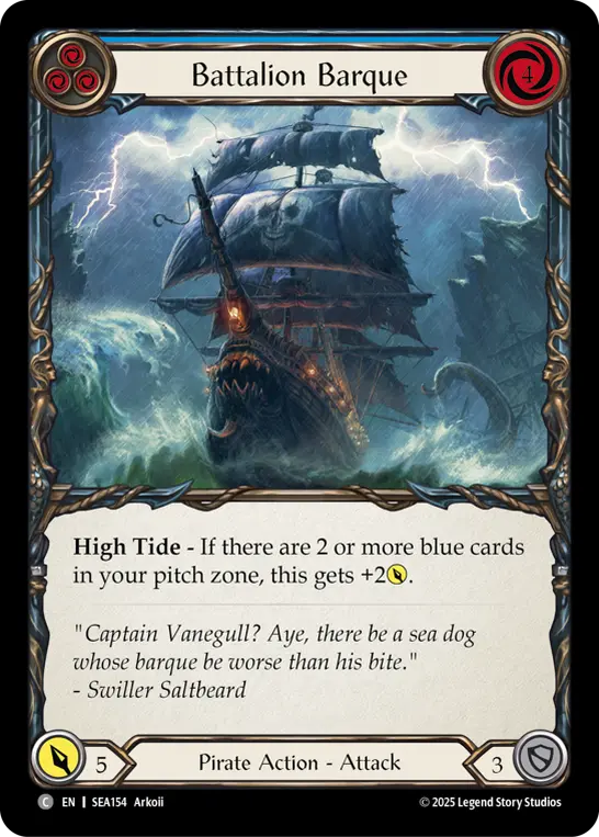 Battalion Barque (Blue)