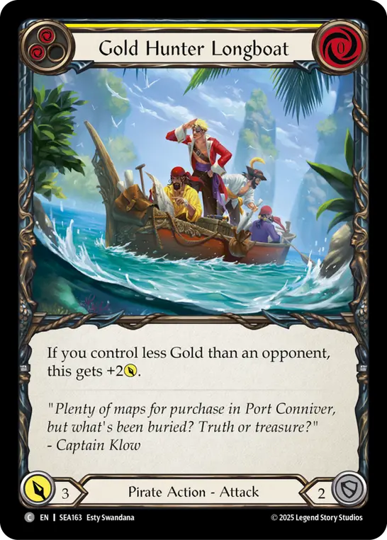Gold Hunter Longboat (Yellow) SEA163