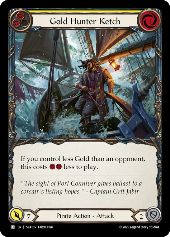 Gold Hunter Ketch (Yellow) SEA165
