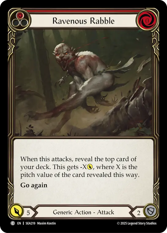 Ravenous Rabble (Red) SEA219