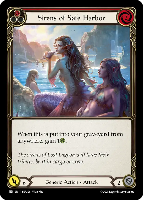 Sirens of Safe Harbor (Red) SEA226