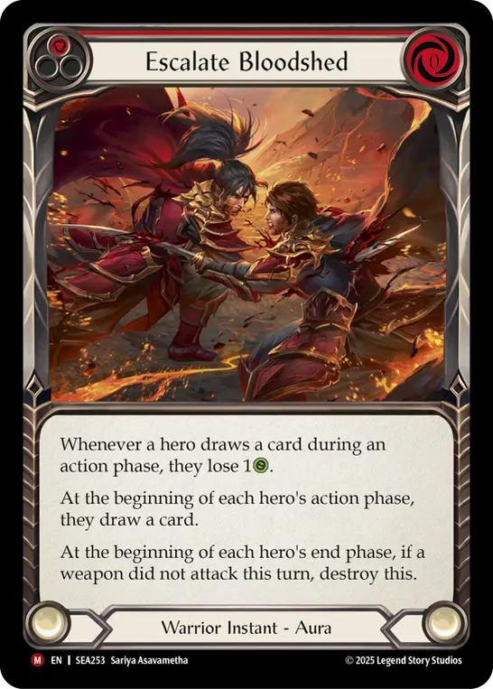 Escalate Bloodshed (Red) SEA253