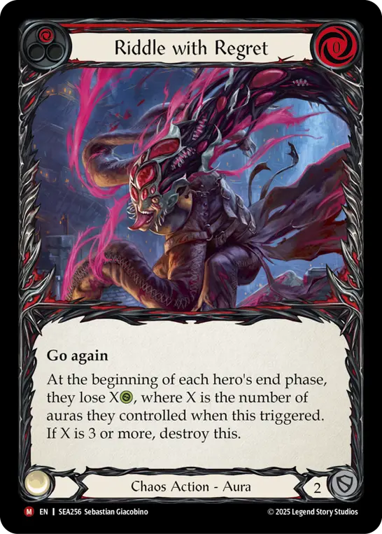 Riddle with Regret (Red) SEA256