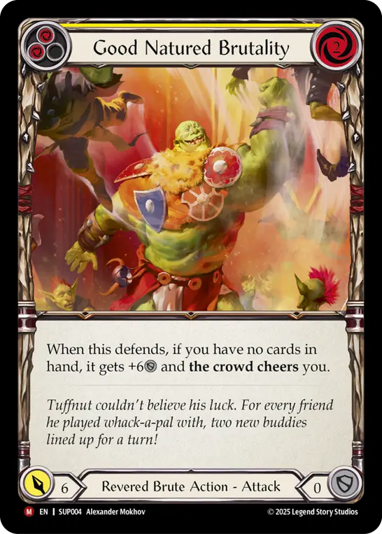 Good Natured Brutality (Yellow)