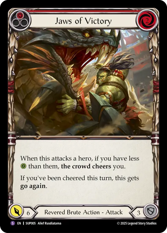 Jaws of Victory (Red)