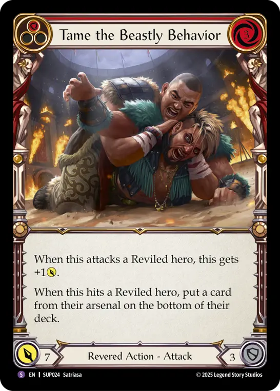 Tame the Beastly Behavior (Red)