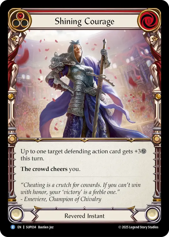 Shining Courage (Red) SUP034