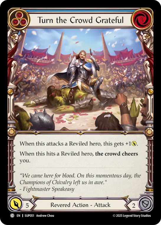 Turn the Crowd Grateful (Blue) SUP051