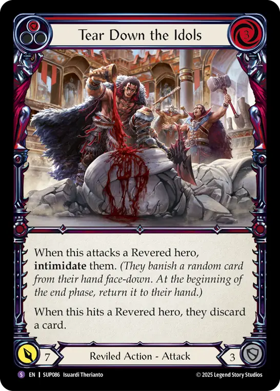 Tear Down the Idols (Red) SUP086