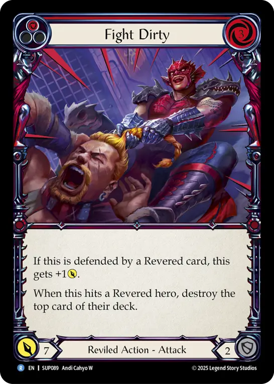 Fight Dirty (Red) SUP089