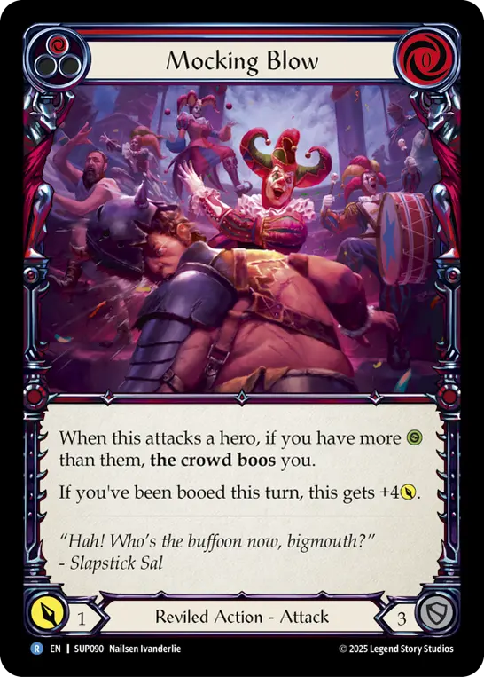 Mocking Blow (Red) SUP090