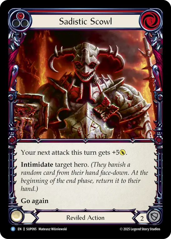 Sadistic Scowl (Red)