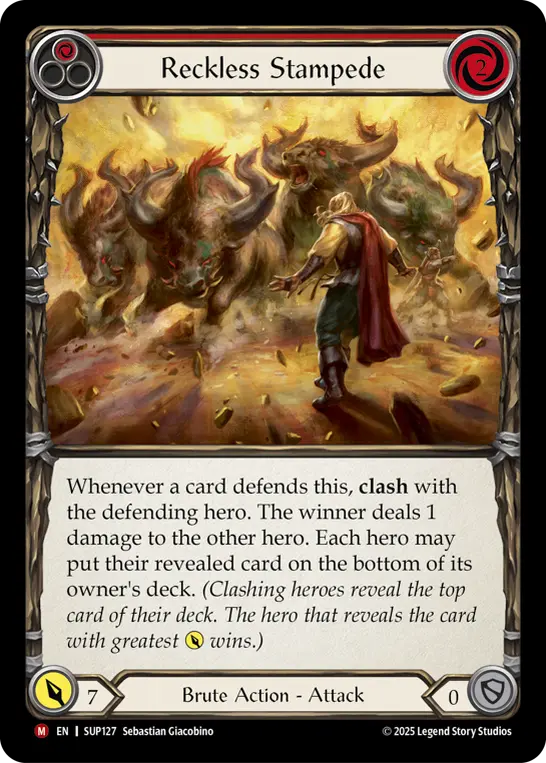 Reckless Stampede (Red) SUP127