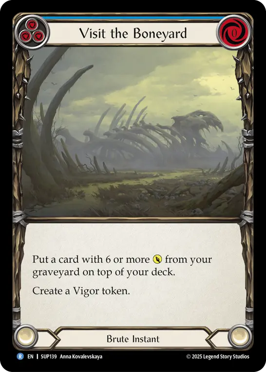 Visit the Boneyard (Blue)