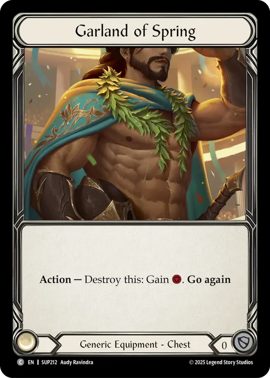 Garland of Spring SUP212, carta de Flesh and Blood de Super Slam