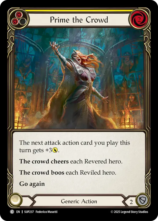 Prime the Crowd (Yellow)