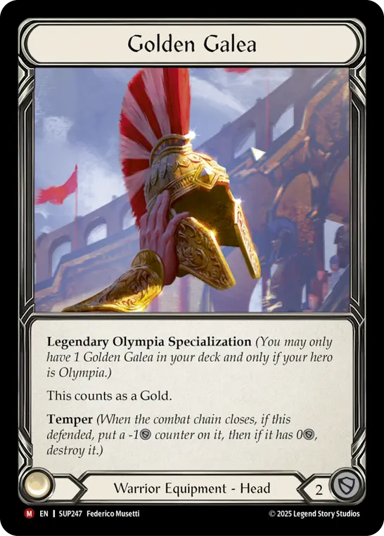 Golden Galea SUP247