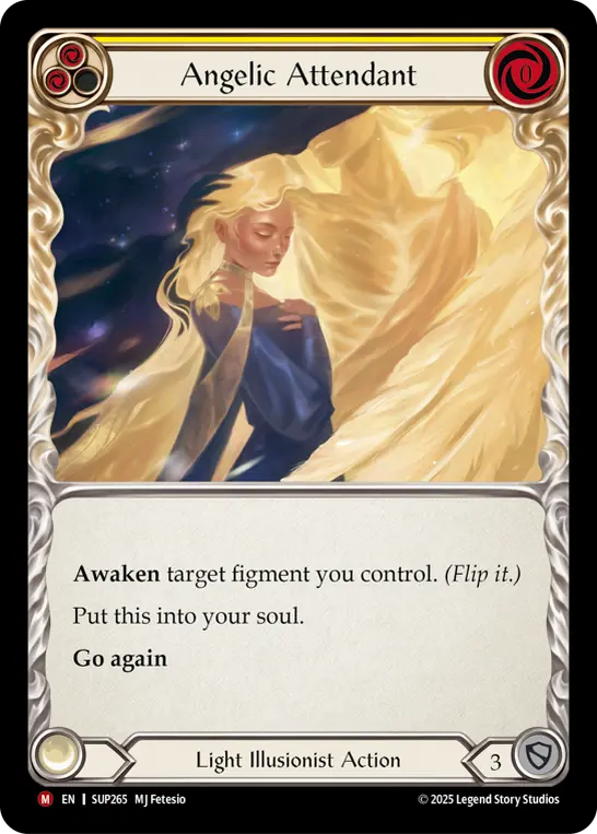 Angelic Attendant (Yellow)