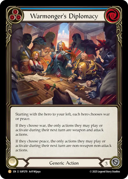 Warmonger's Diplomacy (Blue)