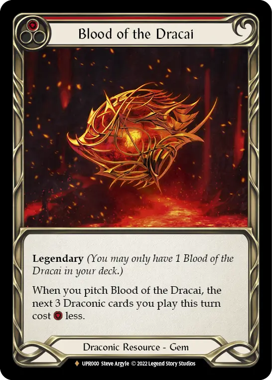 Blood of the Dracai (Red) UPR000