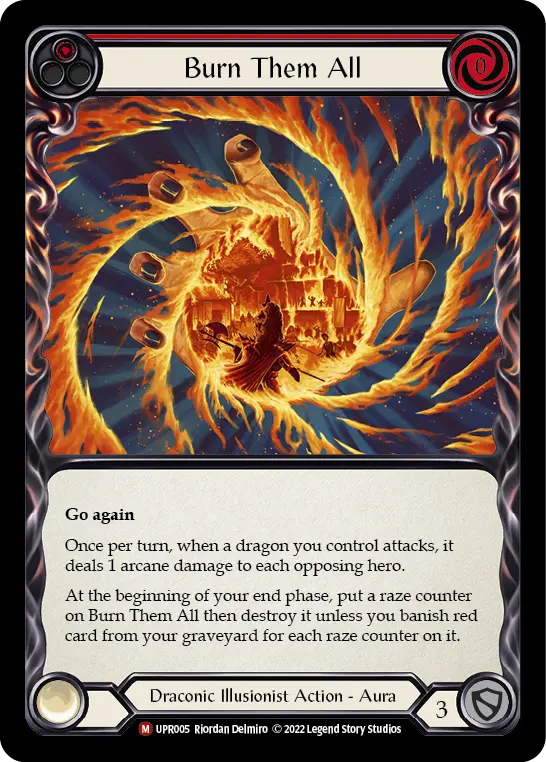 Burn Them All (Red) UPR005