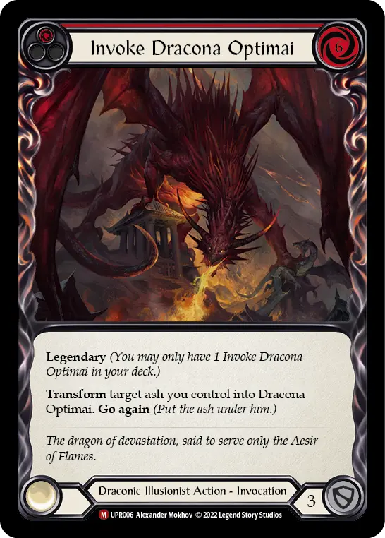 Invoke Dracona Optimai (Red) UPR006