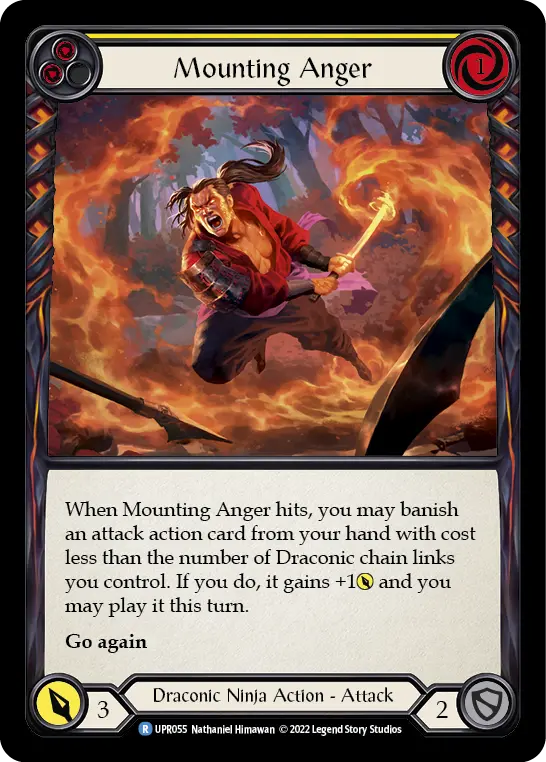 Mounting Anger (Yellow) UPR055