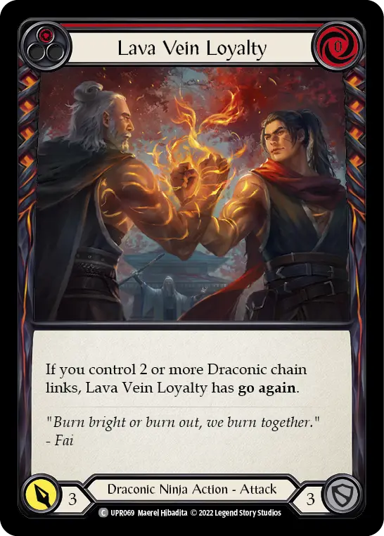 Lava Vein Loyalty (Red) UPR069