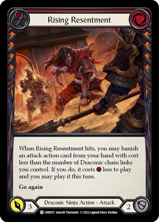 Rising Resentment (Red) UPR075