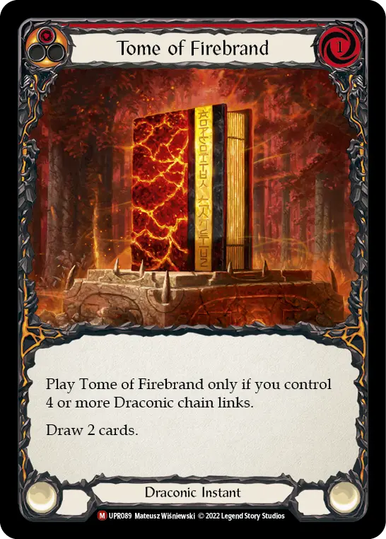 Tome of Firebrand (Red) UPR089