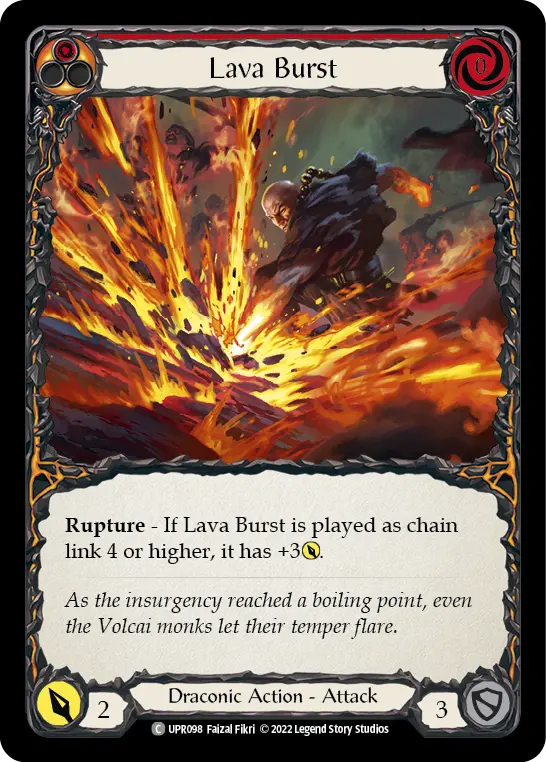 Lava Burst (Red) UPR098