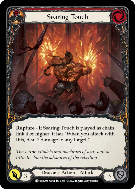 Searing Touch (Red) UPR099