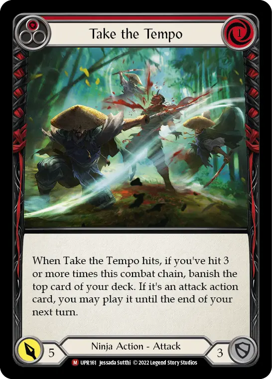Take the Tempo (Red) UPR161