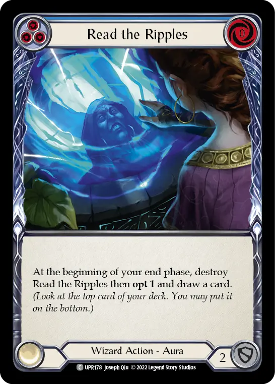 Read the Ripples (Blue) UPR178, carta de Flesh and Blood de Uprising
