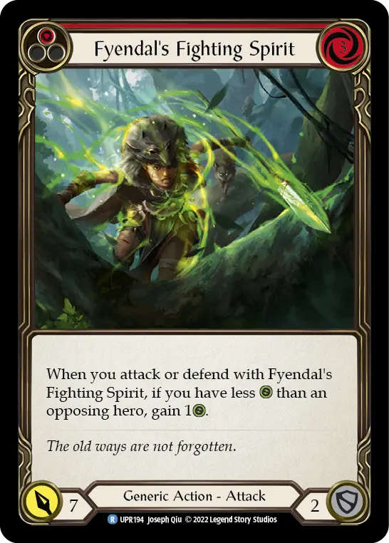 Fyendal's Fighting Spirit (Red) UPR194